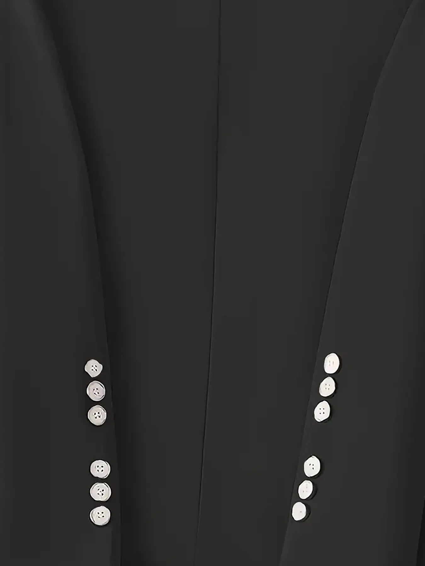 Front view of Single-Button Long Sleeve Blazer