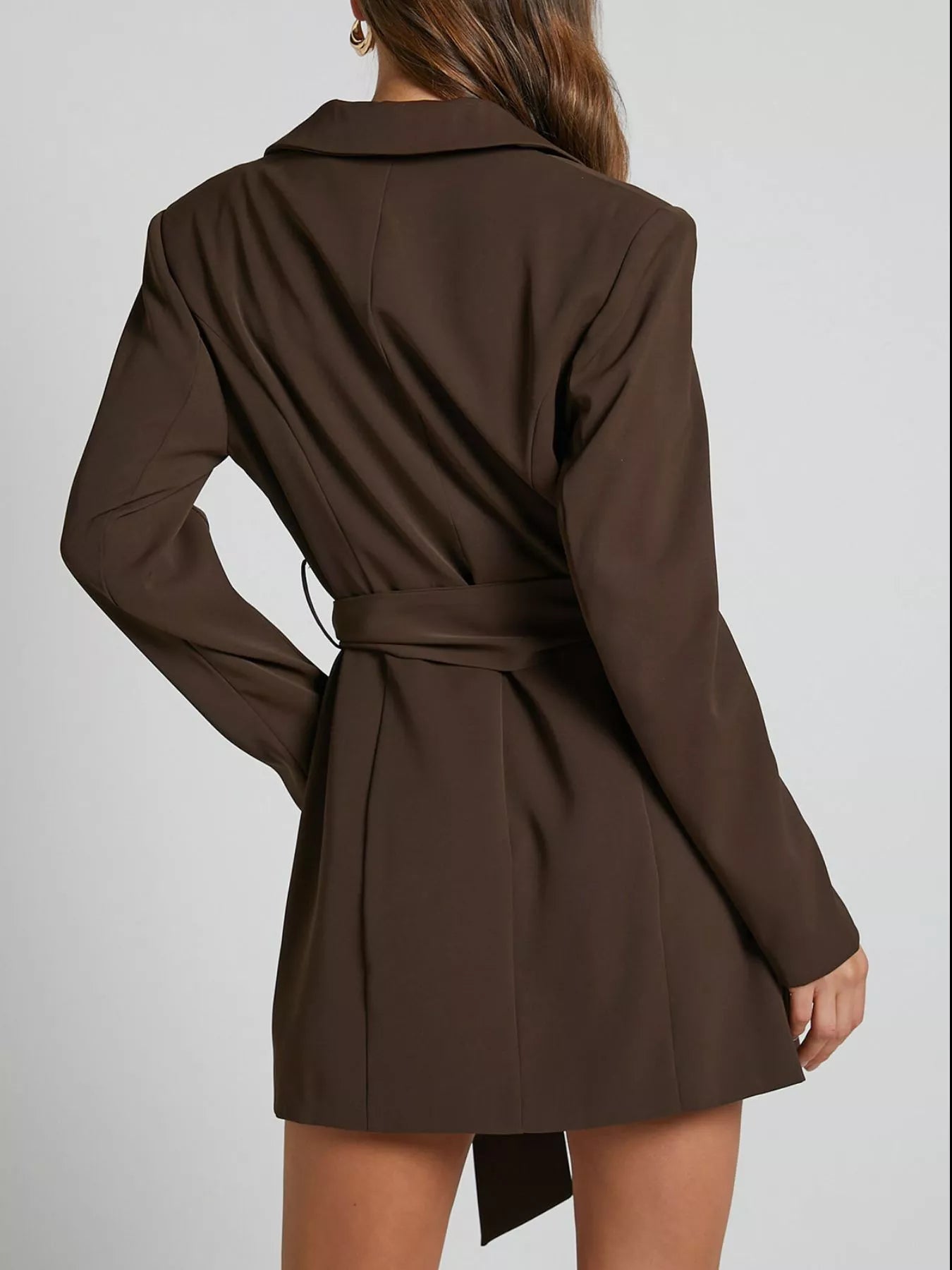 Elegant Tie Waist Blazer for Women