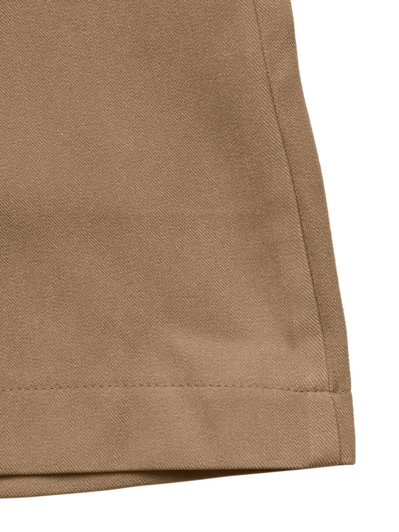 Back view of Lapel Collar Leopard Cuff Long Sleeve Blazer