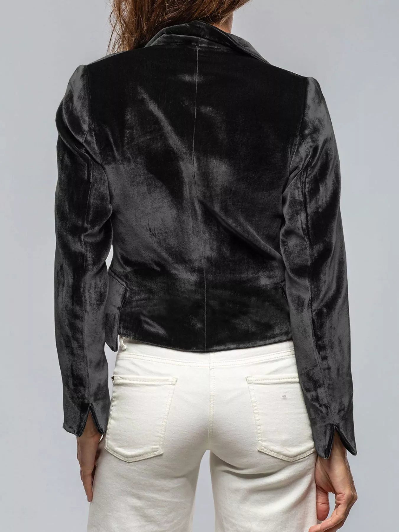 Women’s Velvet Blazer back View